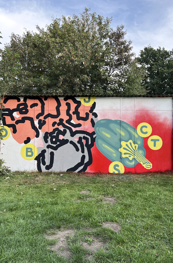 Fassadenkunst Fassadenbemalung Graffitiartist Wandkunst Werbewand Graffitiworkshop HNRX Design Innsbruck Design Kunst Kultur hnrx Grafikdesigner Grafikkunst Graffitidesign