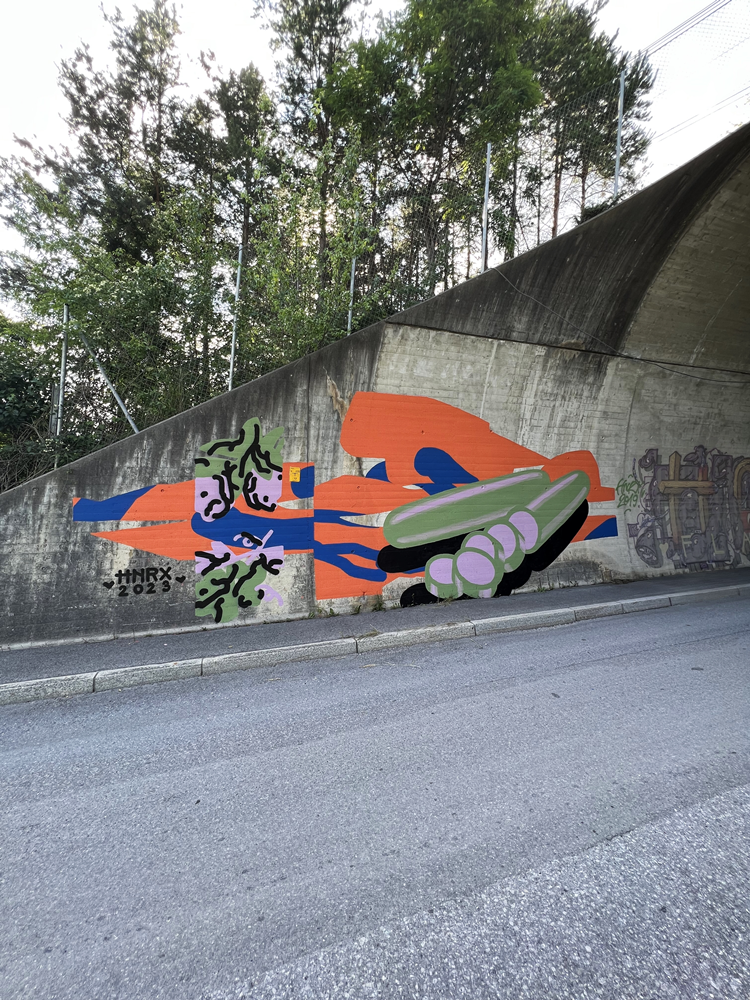 HNRX hnrx Graffiti Streetart Auftrag Streetart Design Aufträge Innsbruck Tirol Hamburg Germany