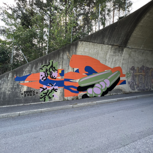 HNRX Hnrx Innsbruck Graffiti Streetart Tirol Hamburg Auftrag Oesterreich Wandgestaltung Mural 