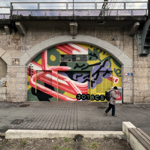 Fassadenkunst Fassadenbemalung Graffitiartist Wandkunst WerbewandHNRX Hnrx Innsbruck Graffiti Streetart Tirol Hamburg Auftrag Oesterreich Wandgestaltung Mural 