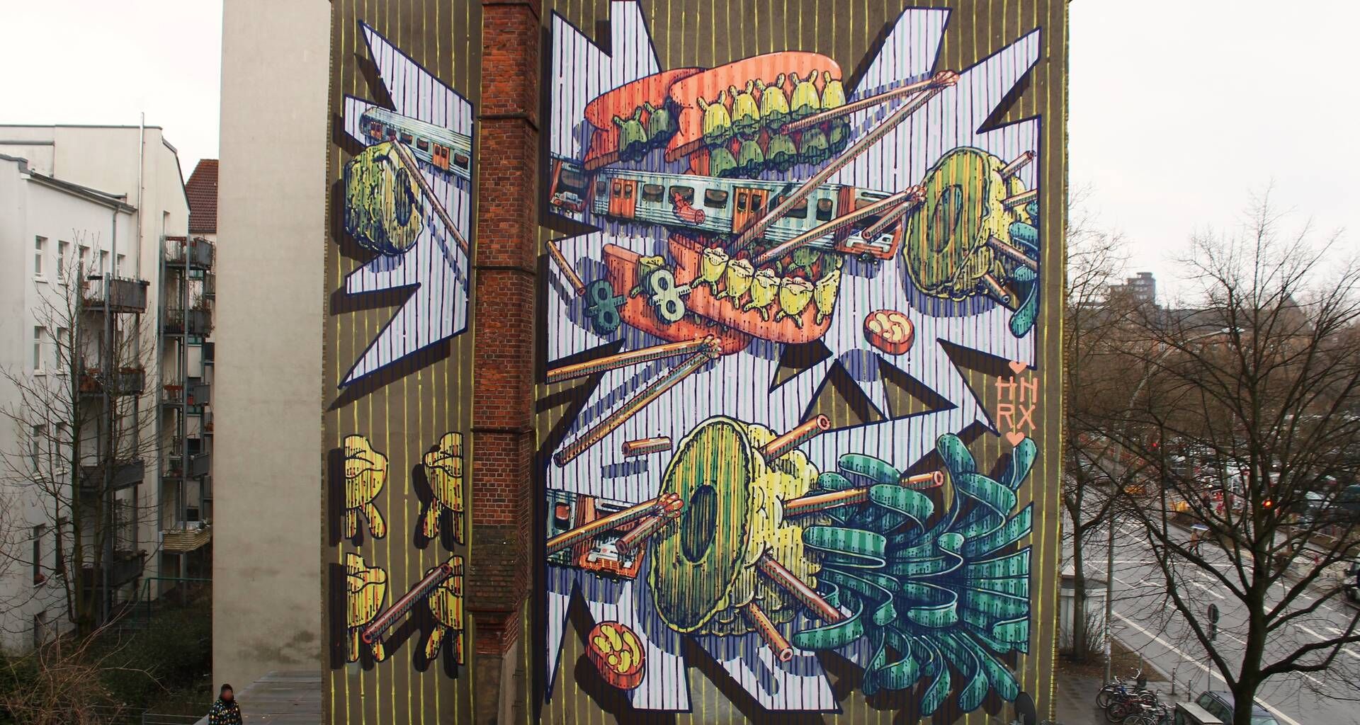 HNRX hnrx Innsbruck Graffiti Graffitikuenstler Streetart Muralart Auftraege Tirol Hamburg Deutschland Oesterreich