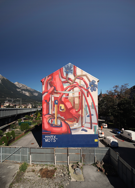 HNRX hnrx Innsbruck Graffiti Graffitikuenstler Streetart Muralart Auftraege Tirol Hamburg Deutschland Oesterreich