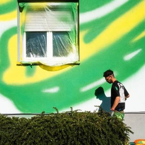 HNRX Hnrx Innsbruck Graffiti Streetart Tirol Hamburg Auftrag Oesterreich Wandgestaltung Mural 